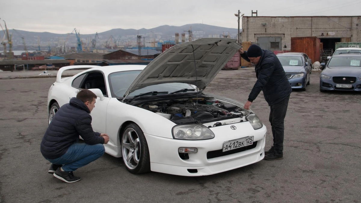 Toyota Supra 1995 года с мотором 2JZ появилась на продаже во Владивостоке