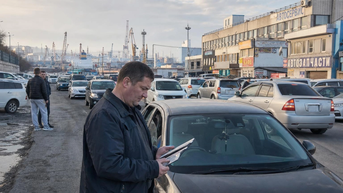 Таможня во Владивостоке притормозила: ждать авто из Японии теперь до десяти дней