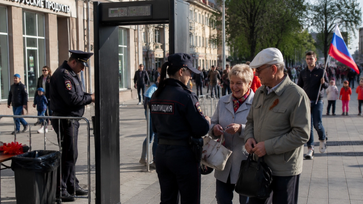 Во Владивостоке на 9 Мая откроют КПП с металлодетекторами в центре города