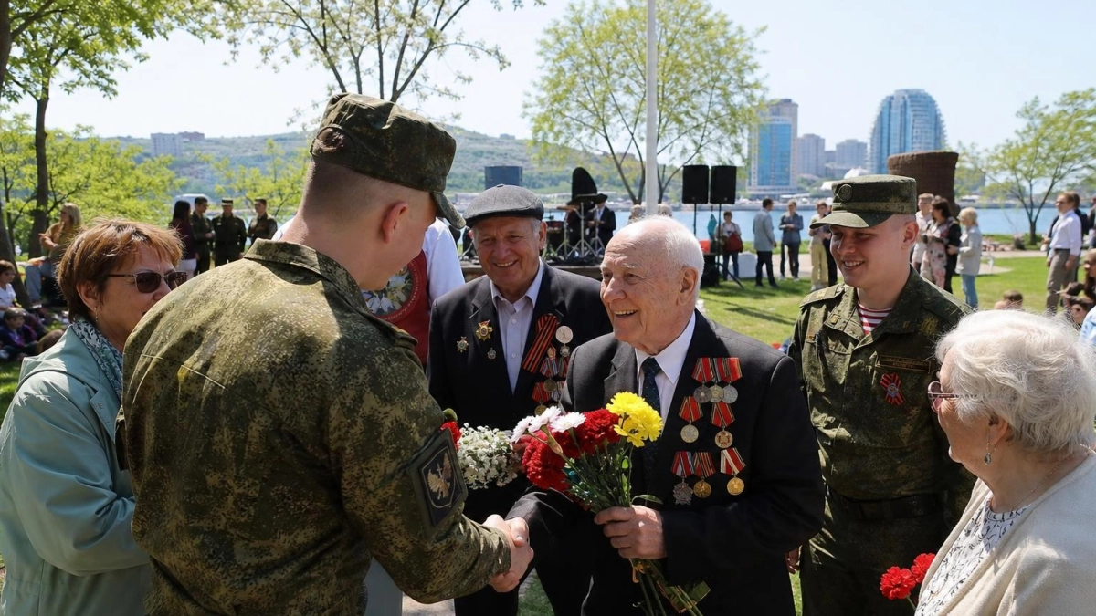 Ветеран из Владивостока отметил 100-летие прямо в День Победы