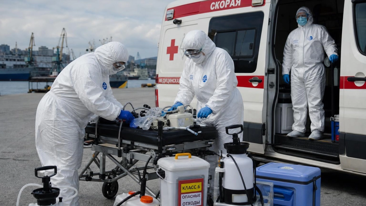 Во Владивостоке отработали ликвидацию очага холеры на паруснике «Надежда»