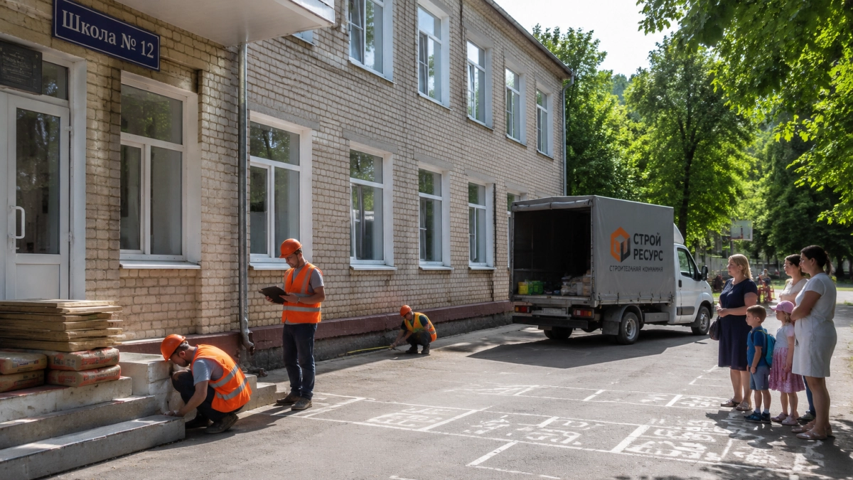 Трещина в фундаменте закрыла школу на 530 учеников в Лесозаводске