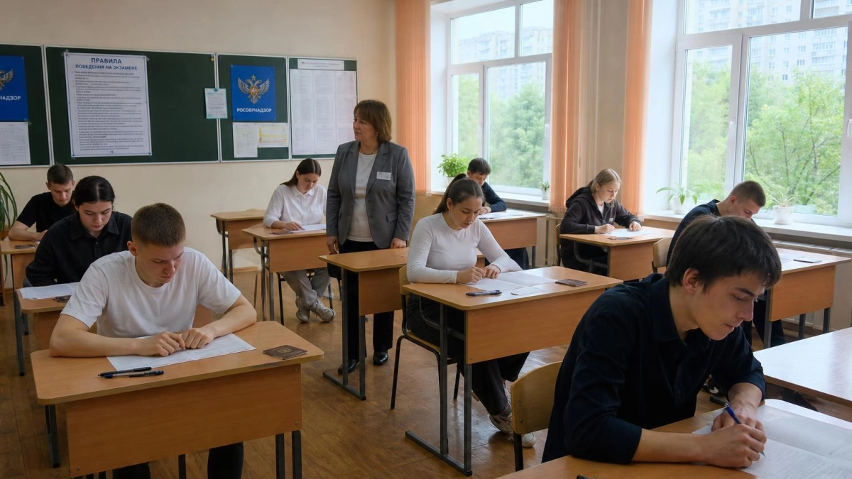 Выпускники Владивостока сдают ЕГЭ по русскому: телефоны и шпаргалки под запретом