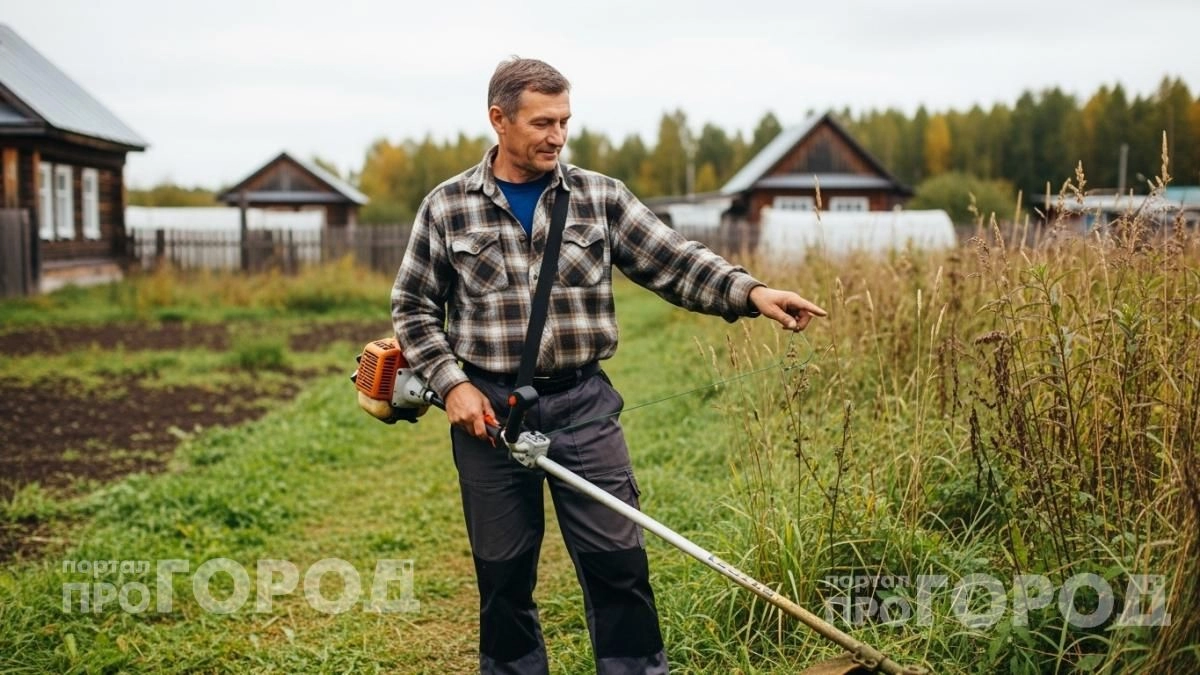 Забудьте про постоянную смену лески в триммере: один простой лайфхак поможет косить траву в разы быстрее