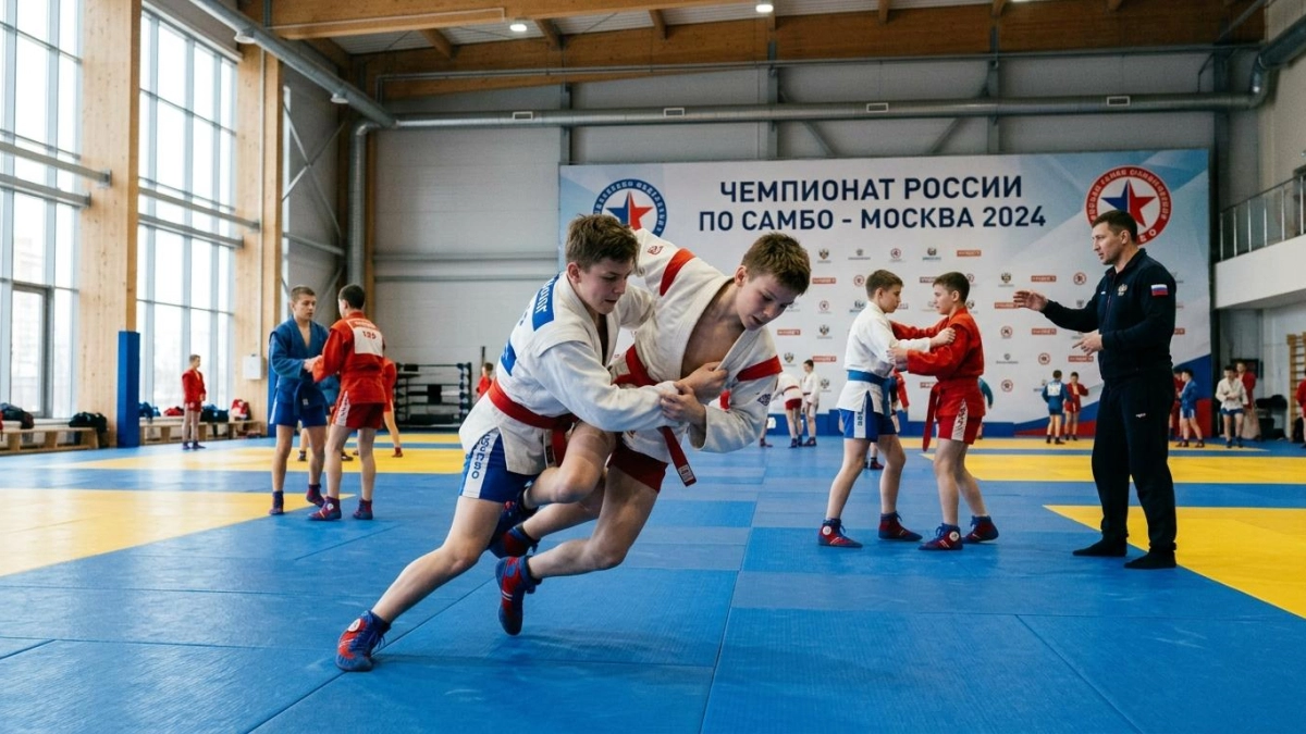 200 юных самбистов из семи регионов поборются за путёвки в финал во Владивостоке
