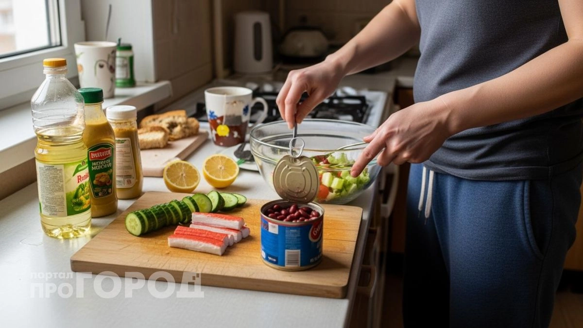 Всего три доступных продукта и пять минут времени: этот простой салат стал хитом на каждом моем застолье
