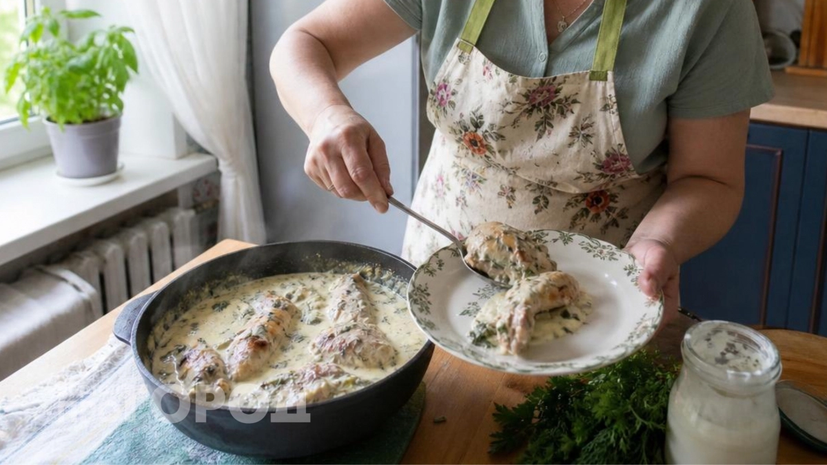 Хватит мучить курицу на сковороде: теперь готовлю только так, чтобы мясо таяло во рту в сметанном соусе