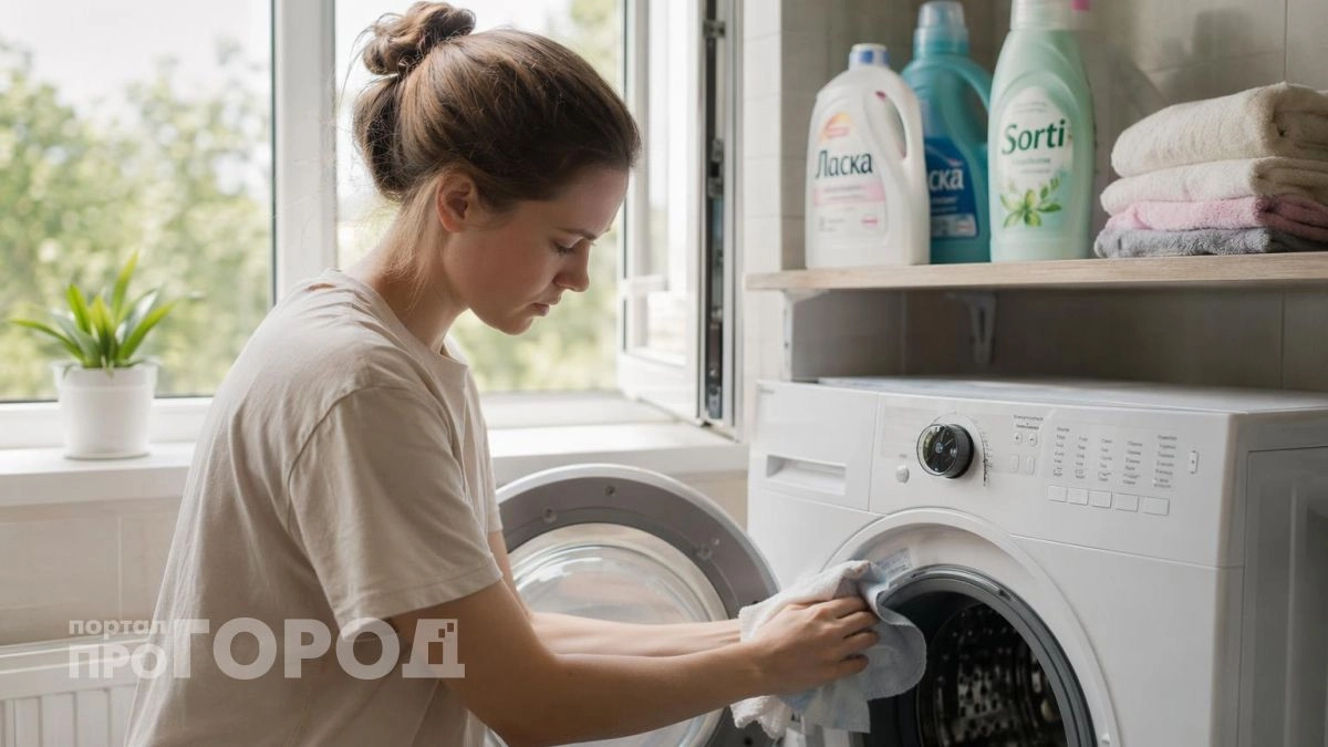 Больше никакой шерсти на одежде: просто положите обычную губку в барабан стиральной машины перед запуском