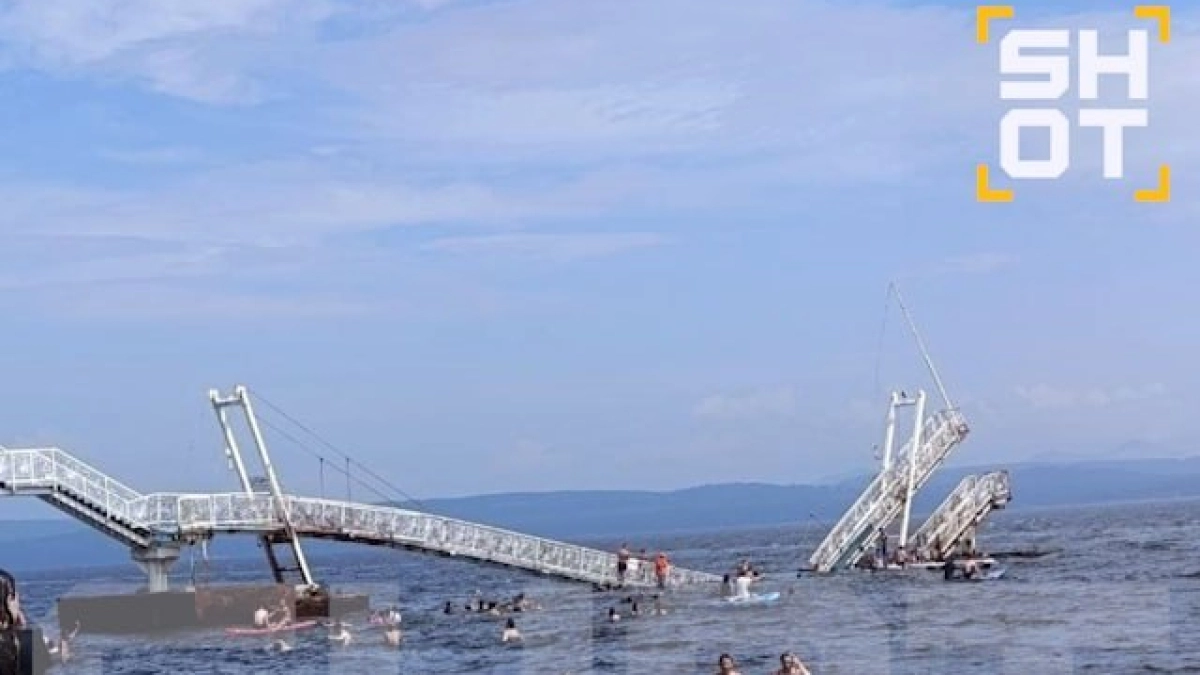 После обрушения пирса в Приморье следователи завели уголовное дело