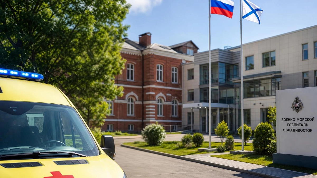 Госпиталю ТОФ во Владивостоке вручили знамя нового образца и орден Пирогова