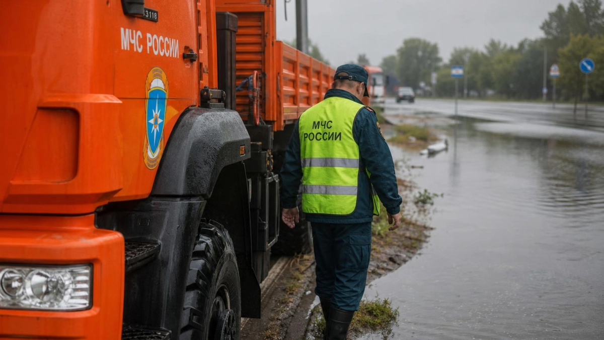 После тайфуна в Приморье затопило 35 участков дорог