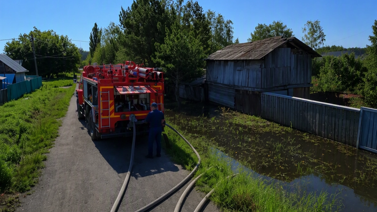 В Спасске Дальнем воду уже убрали с 52 участков и продолжают откачку