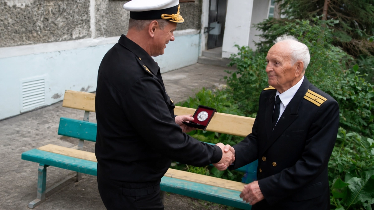 Ветеран с Камчатки, 31 год служивший на подлодках ТОФ, отметил 95-летие