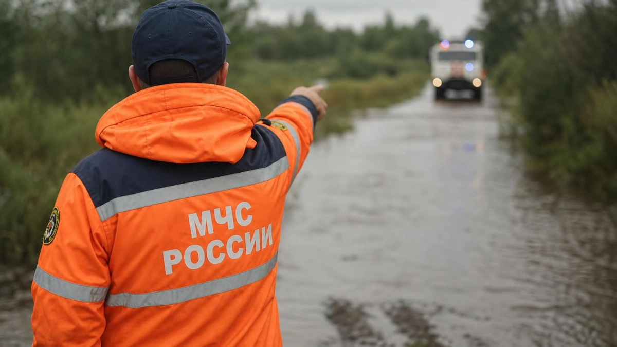В Андреевке смыло переправу, а в Занадворовке продукты передают по верёвке
