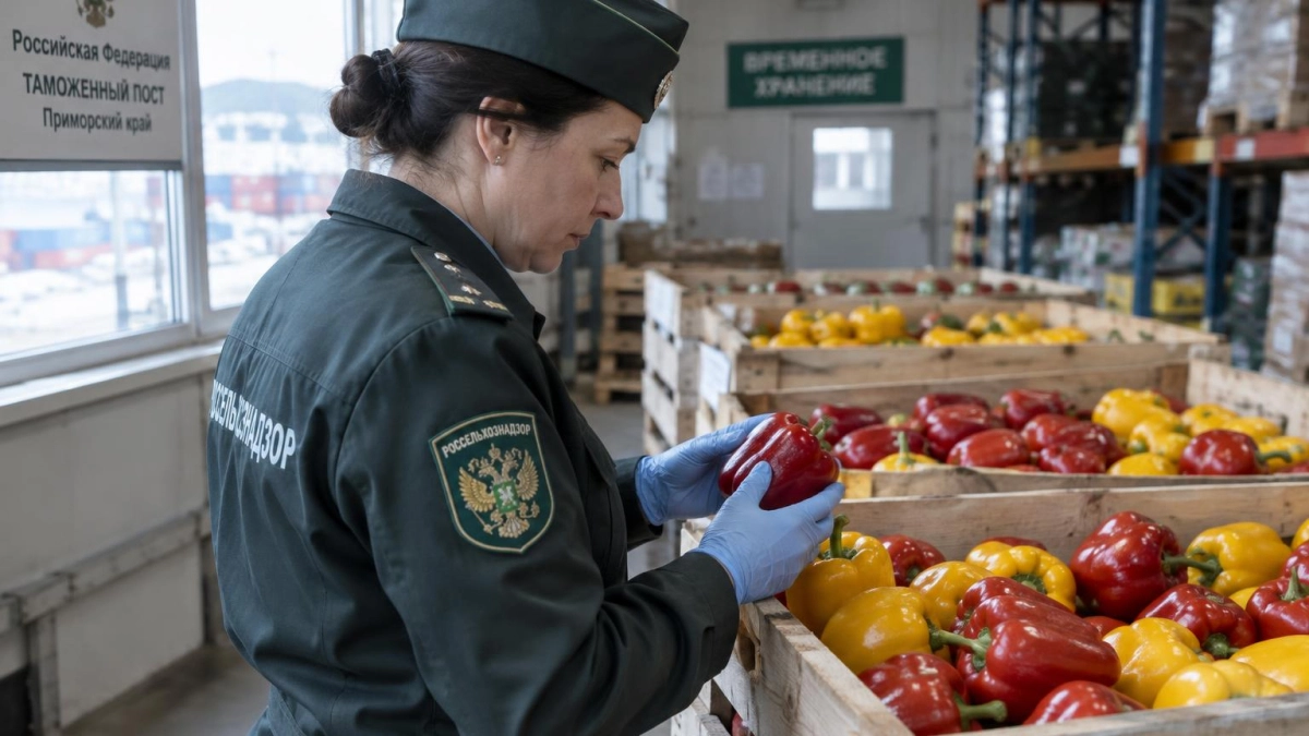 В Приморье не пропустили из Китая 940 кг перца с вирусом