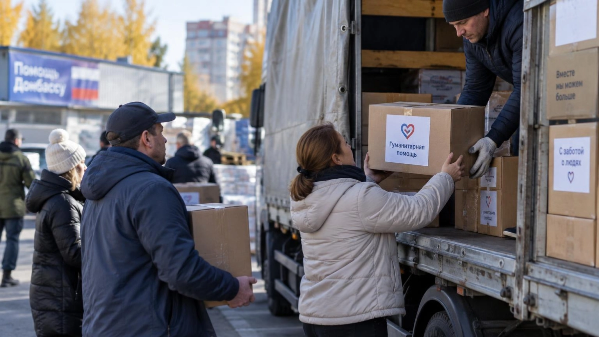 Из Артёма в зону СВО отправили семь тонн помощи от жителей Приморья