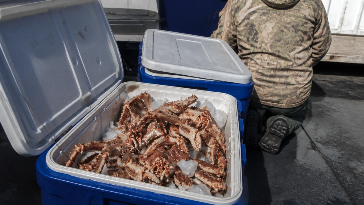 В Приморье пресекли вывоз 850 кг краба, 297 особей вернули в море