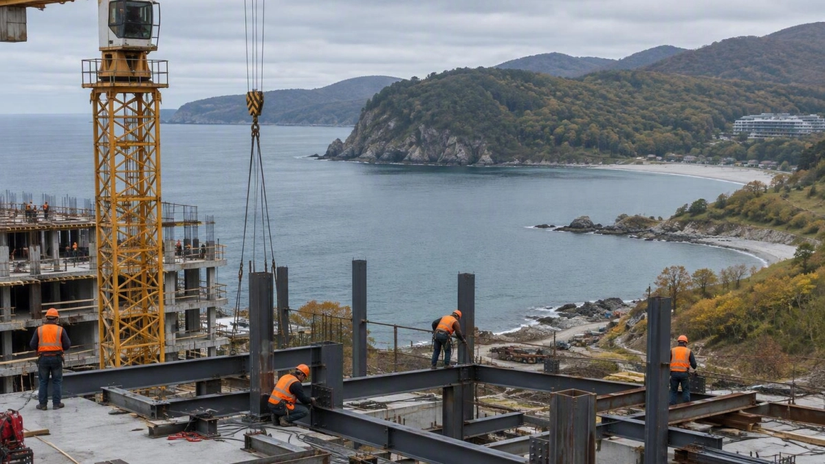 В Хасанском округе начали строить морской курорт с отелем на 206 номеров