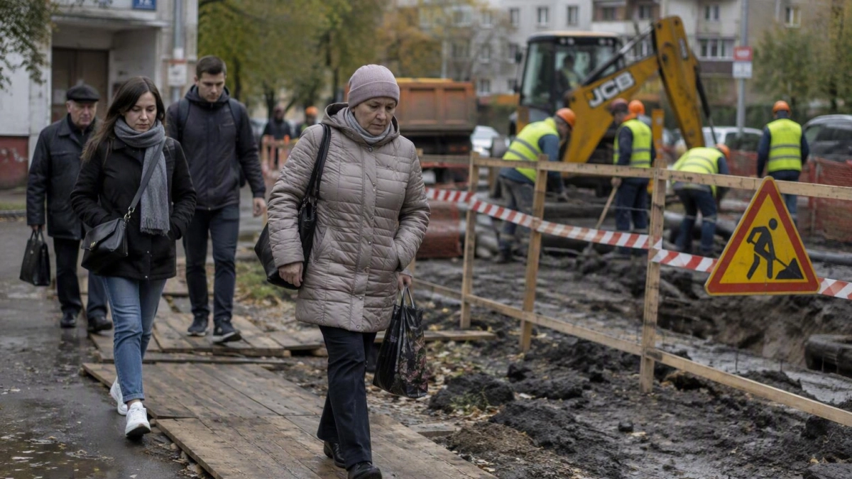 Лантратова взяла под контроль размыв дороги у Рудневского моста во Владивостоке
