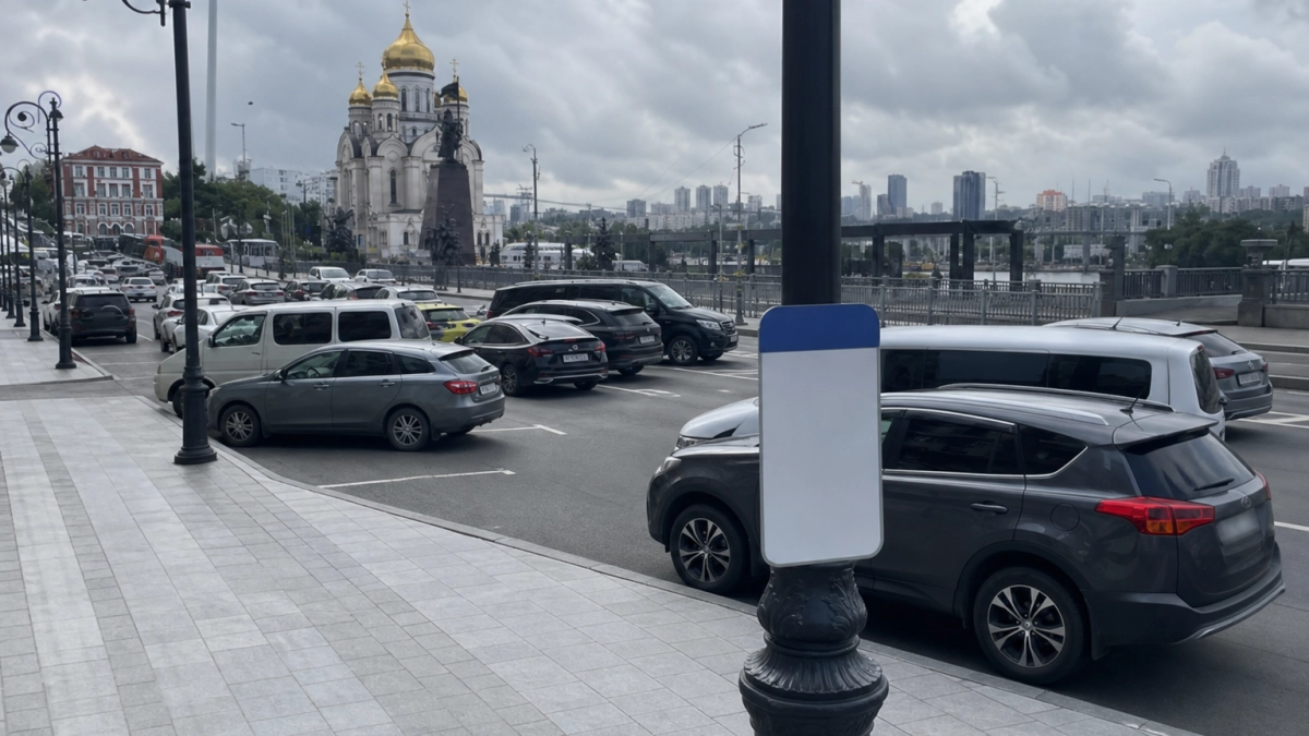 Во Владивостоке парковка для стоянки дольше восьми часов может подешеветь вдвое