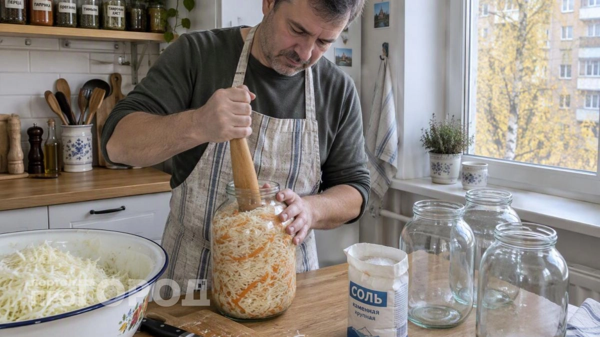 Больше никаких вздутых крышек и мутной банки: мой способ квасить капусту в тепле без риска для заготовки