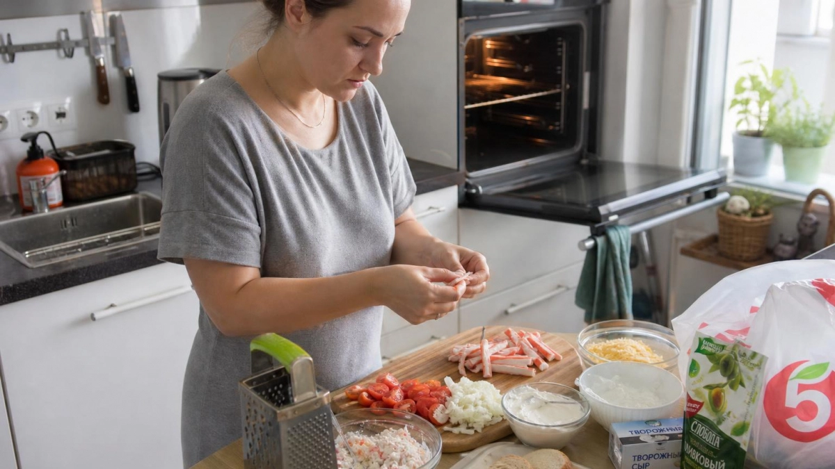 Больше не добавляю кукурузу в крабовый салат: один простой продукт делает вкус настолько дорогим, что гости просят рецепт