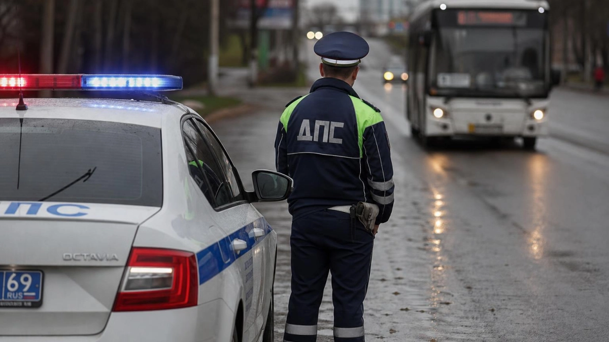 В Уссурийске водителя автобуса оштрафовали на 7500 рублей за выезд на встречную полосу