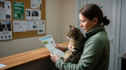 Кот Марк из Бурятии нашёл семью после спасения от собак