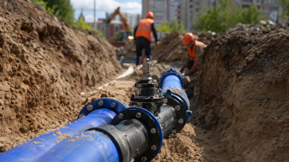 В Приморском округе по нацпроекту обновят водопровод и установят пожарный гидрант