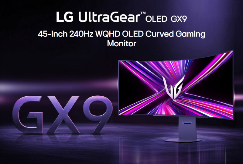 LG выпустила три OLED-монитора серии UltraGear GX9 размером от 34 до 45 дюймов с изогнутыми экранами