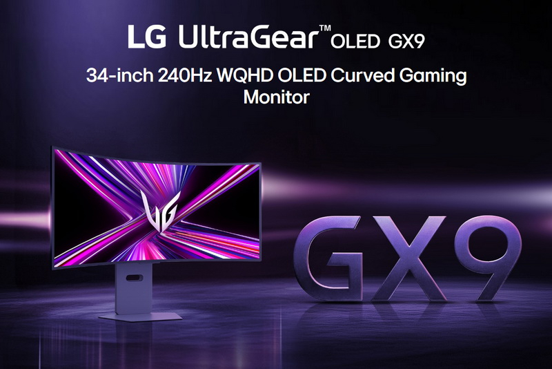 LG выпустила три OLED-монитора серии UltraGear GX9 размером от 34 до 45 дюймов с изогнутыми экранами